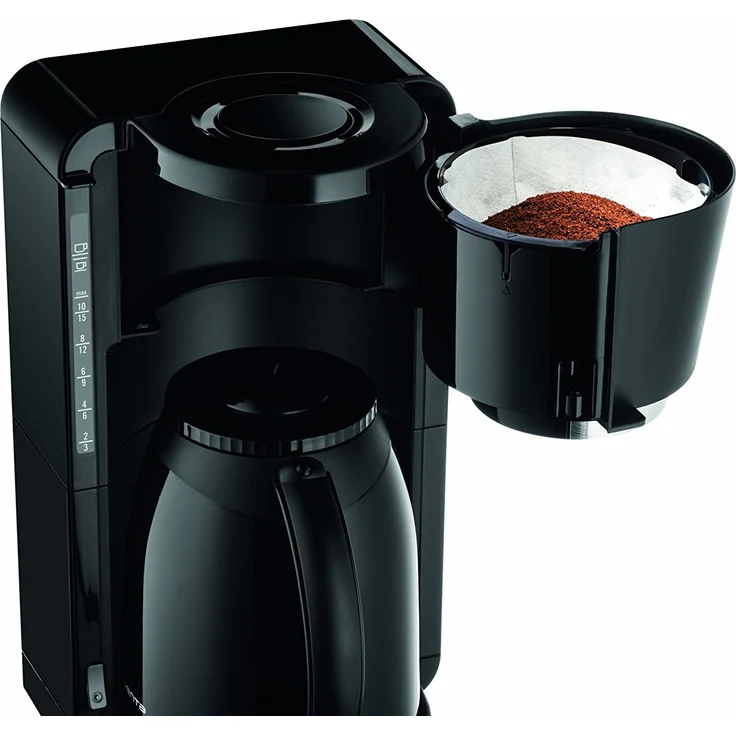 Rowenta CT3808 Adagio Thermo Kaffeemaschine, 8 bis 12 Tassen 1.25 L, schwarz – Bild 3