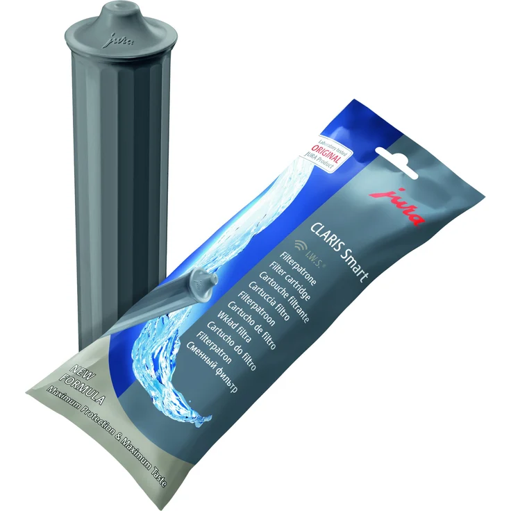 Jura 71793 Claris Smart-Filterpatrone, 1er-Pack, Kunststoff, Grau, Wasserfilter, kompatibel mit Jura Vollautomaten mit intelligentem Wassersystem (I.W.S.) – Bild 1