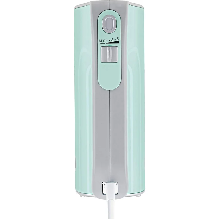 Bosch MFQ40302 Handrührer Styline, 5 Geschwindigkeiten, 500 Watt, 2 Rührbesen, 2 Edelstahl-Knethaken, spülmaschinengeeignet, mint, turquoise-silber – Bild 3