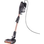 Shark Staubsauger ohne Beutel in Roségold HV390EUT, Stiel Staubsauger mit flexiblem Stab, in Handstaubsauger umwandelbar, langes 10-Meter-Kabel, Tierhaarentferner für Haushalte mit Tieren