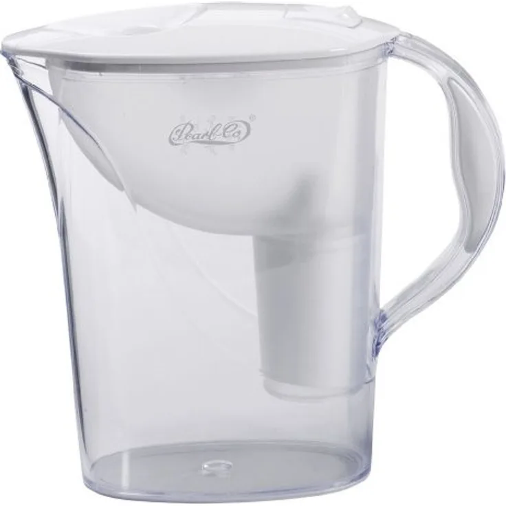 PearlCo - Wasserfilter Standard (weiß) mit 1 classic Filterkartusche - passt zu Brita Classic