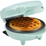 Bestron AMW500M Mini-Waffelautomat, Waffeleisen, 550W, Backampel, antihaftbeschichtet, mint