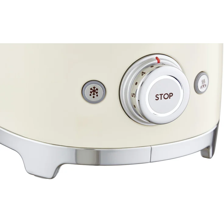 Smeg TSF01 CREU Doppelschlitztoaster, 950W, 6 Bräunungsstufen, creme – Bild 8
