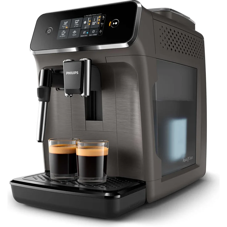 Philips 2200 Serie EP2224-10 Kaffeevollautomat mit integriertem Mahlwerk, Touch-Display, 12-stufiger Mahlgrad, abnehmbarer Wassertank – Bild 2