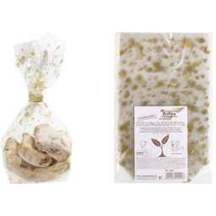 folia 290 - Zellglasbeutel mit Weihnachtsdruck, ca. 9,5 x 16 cm, 10 Stück - zum individuellen Verpacken von Keksen, Süßigkeiten und vielem mehr