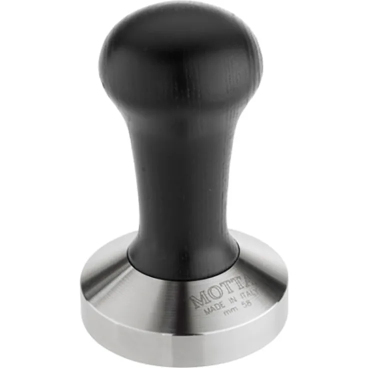 Motta 8150/B Tamper 58mm schwarz konvex Edelstahl