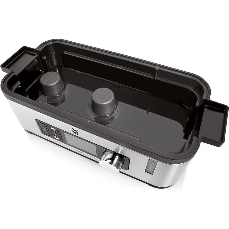 WMF KÜCHENminis Dampfgarer, 2 individuell regulierbare Garräume mit je 2,15 l, Warmhaltefunktion und Aromaverstärker, 900W – Bild 3