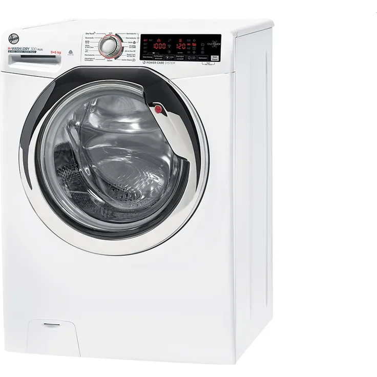 Hoover H3DSQ496TAMCE-84, Waschtrockner, Energieeffizienzklasse D, Standgerät, Breite 60 cm, Geräuschemissionsklasse C