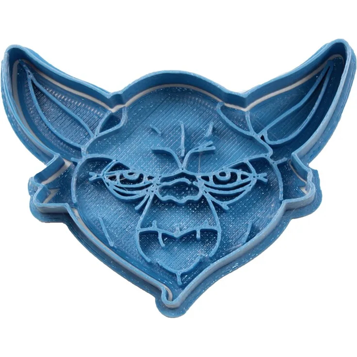 Cuticuter Star Wars Yoda Ausstechform, Blau, 8 x 7 x 1.5 cm