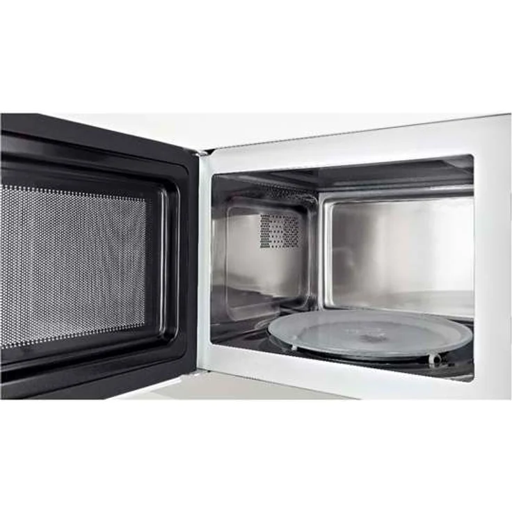 Bosch HMT75G451 Serie 2 Mikrowelle mit Grillfunktion, Standgerät, 800 Watt, 17 Liter Garraum, Drehteller 24,5 cm, Türanschlag Links, 8 voreingestellte Automatikprogramme, edelstahl – Bild 3