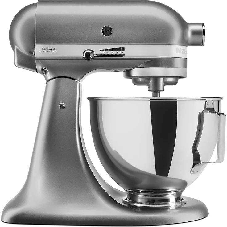 KitchenAid 5KSM95PSECU, Küchenmaschine, Direktantrieb, 275 Watt, silber, Serie: 5KSM95PS – Bild 1