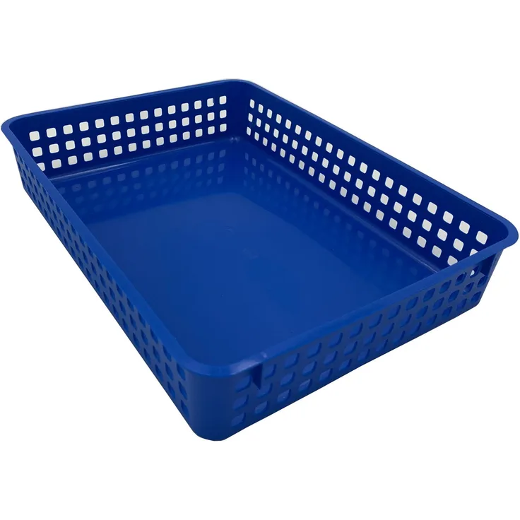 Heidrun Aufbewahrungskorb Stapelkörbchen Aufbewahrungsbox Organizer Kiste Sortiert blau