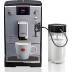 Nivona CafeRomantica 670 Kaffeevollautomat, App-Connection, Tassenwärmer, 1455 Watt, silber, mit Milchsystem und integriertem Mahlwerk