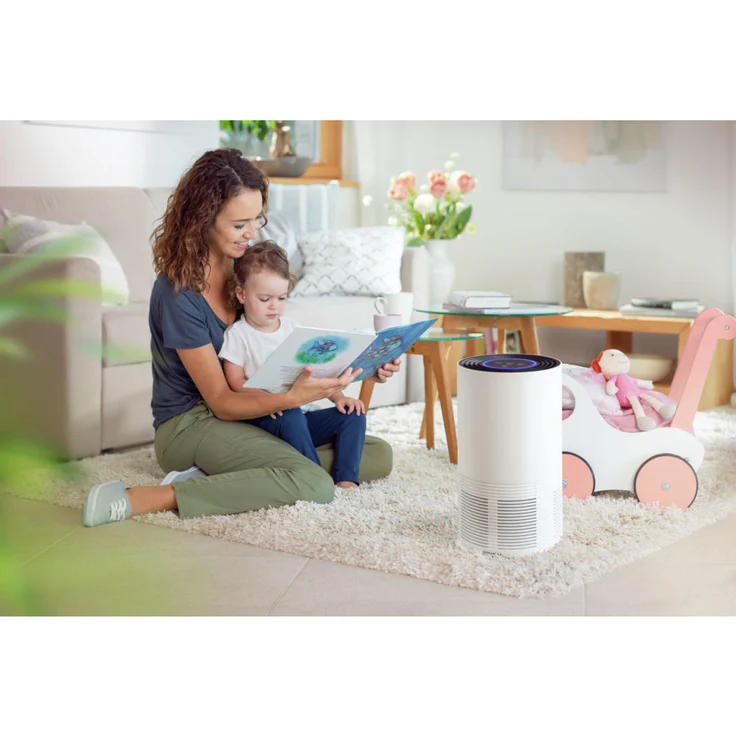 Soehnle Airfresh Clean 400 Luftreiniger, 4-stufiges Filtersystem, mit HEPA-Filter und UV-C Licht, Nachtmodus, 4 Stufen – Bild 3