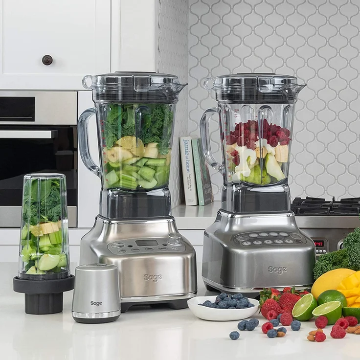 Sage SBL920 the Super Q Hochleistungsmixer,  2400W, 12 Geschwindigkeiten, 5 ONE-TOUCH Programme, gebürsteter Edelstahl – Bild 6
