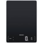 Soehnle Page Profi 100, digitale Küchenwaage, schwarz, Gewicht bis zu 15 kg (1-g-genau), Haushaltswaage mit Sensor-Touch, elektronische Waage inkl. Batterien, leuchtende LED-Anzeige