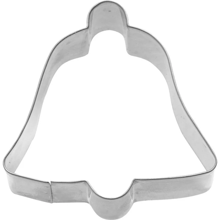 Westmark Ausstechformen Glocke, 6 cm, Edelstahl, Silber, 6,6 x 6,4 x 2,2 cm