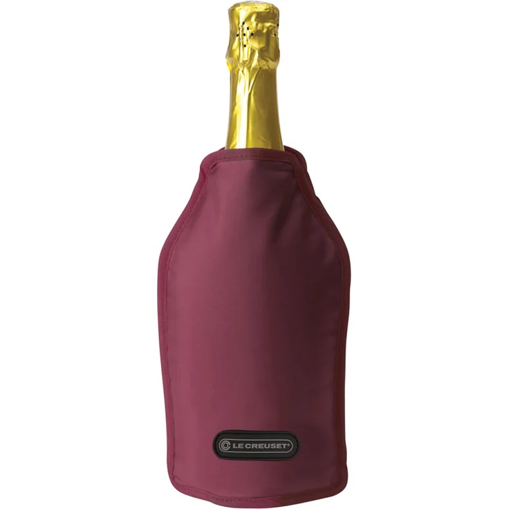 Le Creuset Tragbarer Flaschenkühler für Wein oder Champagner, Burgundy, Wasserabweisender Stoff, WA-126 - Preisvergleich