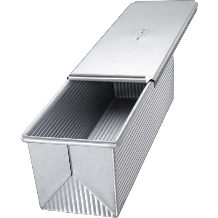 USA Pan Bakeware Pullman Kastenform Small Pullman w,Cover silber