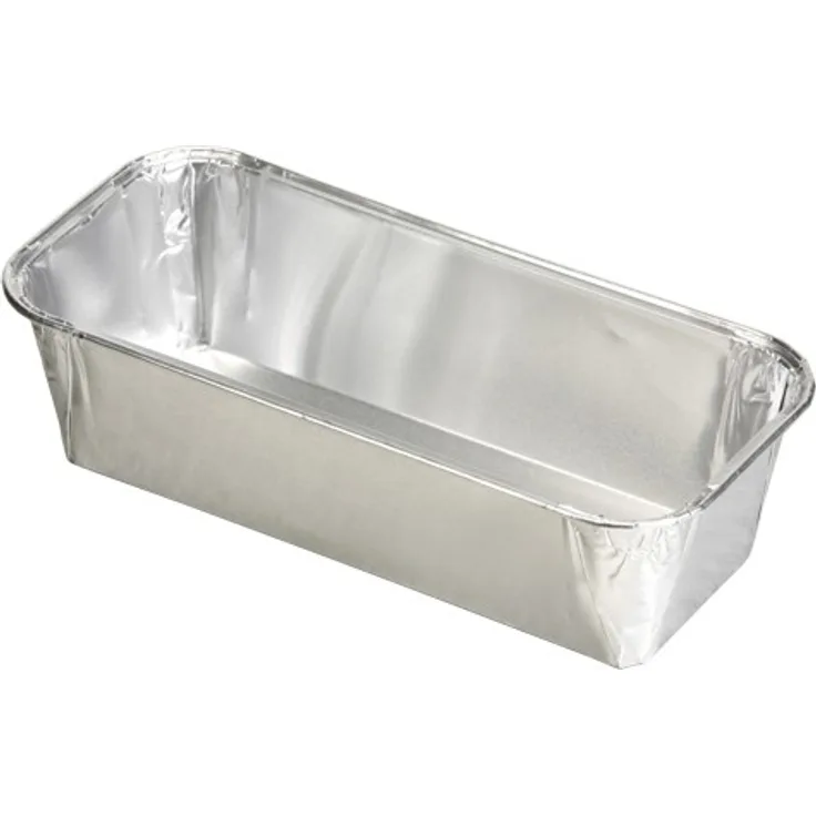 10 Kastenformen, Alu eckig 1,09 l 6 cm x 10,2 cm x 23 cm