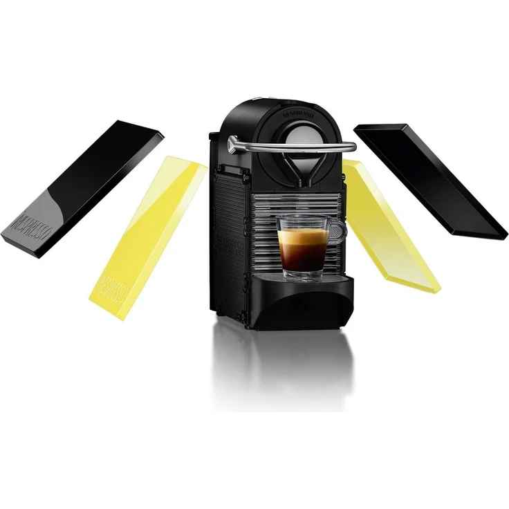 Krups XN3020 Nespresso Pixie Clips Black/Yellow  – Bild 1