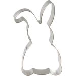 Dr. Oetker Ausstecher Hase stehend groß, Keks- und Plätzchenform, silber