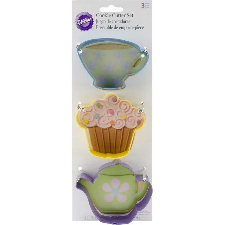Wilton Keks--Ausstechformen-Set für Tee-Partys 3-teiliges Set