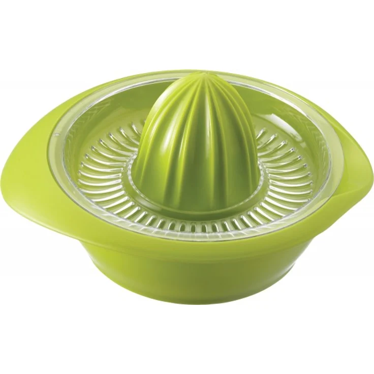 Westmark Zitronen--Zitruspresse mit Behälter, Durchmesser: 18,7 cm, Fassungsvermögen: 0,5 Liter, Kunststoff, Limetta, Apfelgrün, 3091227A