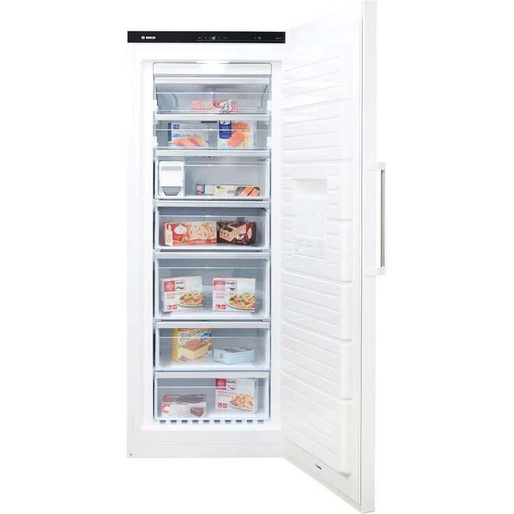 Bosch GSN54AWCV Gefrierschrank, freistehend, weiß, NoFrost, Schnellgefrieren, LED, Breite 70 cm, Energieklasse C – Bild 4