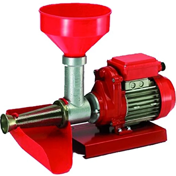 Artus 9008 NE Tomatenpresse Elektro-Vergangenheit von Tomaten und Marmelade 400 W, Schwarz-Rot