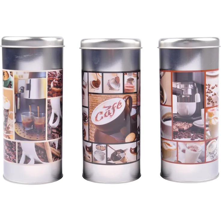 Kaffeepaddose Vorratsdose Kaffeepads Kaffeespender Paddose Kaffeebox Metalldose