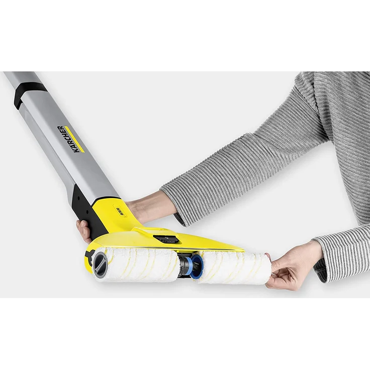 Kärcher FC 3 Cordless Elektrischer Bodenreiniger 1.055-300.0 (Akkuspannung: 7,2 V, Flächenleistung je Tankfüllung: 60 m², waschbare Mikrofaserwalze, flexibles Drehgelenk, entnehmbares 2-Tank-System) – Bild 3