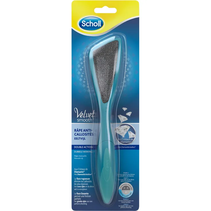 Scholl Reibe Double Action Kristallsteine – 2 Stück