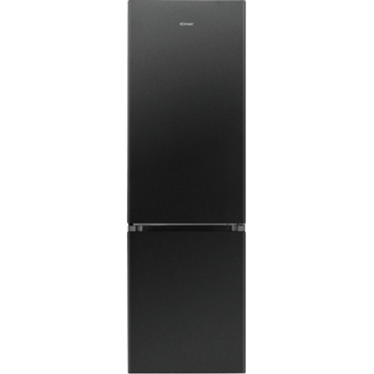 Bomann KG 184.1 six-look Kühl-Gefrierkombination, freistehend, schwarz, Energieklasse D