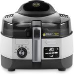 De'Longhi Heißluftfritteuse MultiFry EXTRA CHEF FH1394/2 Multicooker mit 4-in-1 Funktion, auch zum Brotbacken, ohne Öl, 1,7 Liter, 1400 Watt, grau