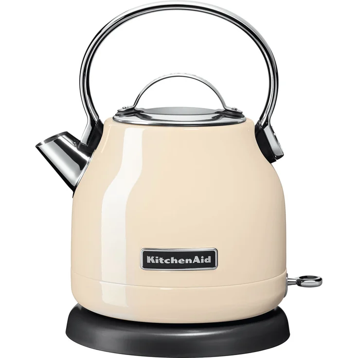 KitchenAid 5KEK1222EAC Edelstahl-Wasserkocher, 2200W, 1,25 L, Retro-Optik, kabellos, creme, Serie: 5KEKL2221 – Bild 1