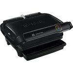 Tefal GC7508 Elite OptiGrill Kontaktgrill, 2000W, antihaftbeschichtete Grillplatten, Grillboost-Funktion, 12 automatische Programme, digitales Display, 30 x 20 cm Grillfläche, schwarz
