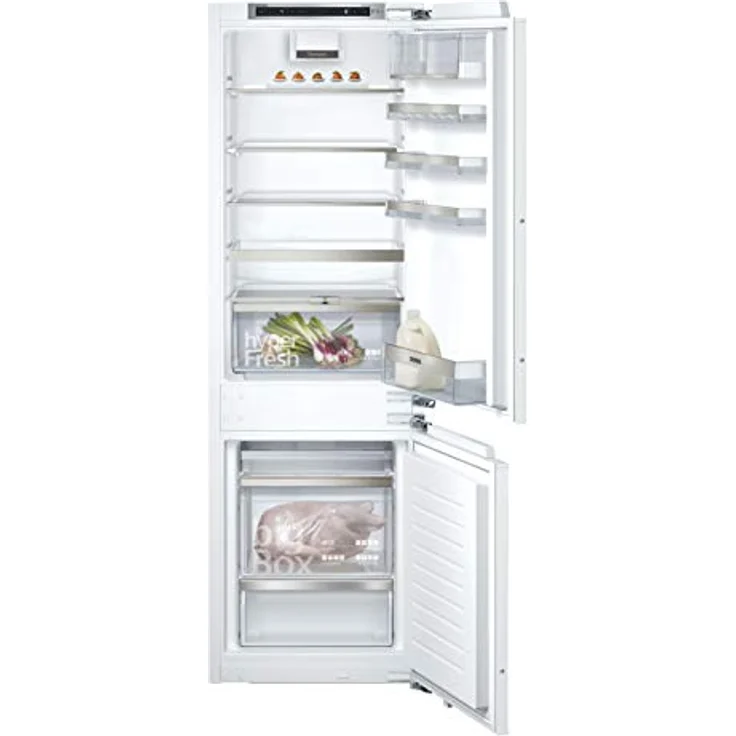 Siemens KI86SADD0 Kühl-Gefrierkombination, Einbau, weiß, Schnellkühlen und -gefrieren, hyperFresh, Breite 55.8 cm – Bild 1
