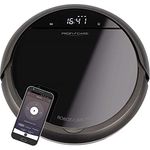 ProfiCare PC-BSR 3043, Selbstaufladender Staubsaugroboter mit WiFi-App und Fernbedienung, Starke Saugleistung, HEPA Filter, ca. 120 min. Akkulaufzeit, Voice Control via Alexa & Google Assistant