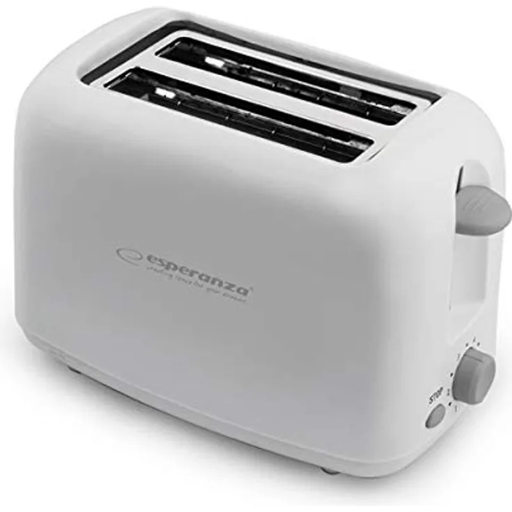 Esperanza EKT002 Toster Ciabatta, PC, Weiß