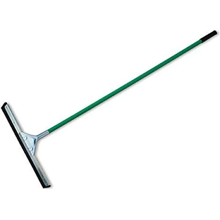 Bradas ES2274-H Bodenwischer''Duo'', Wasserschieber mit Aluminiumstiel, 45 cm breit, grün, 141 x 45 x 10 cm