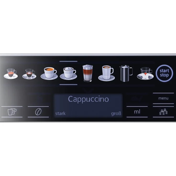 Siemens TE657F03DE EQ.6 plus Extraklasse Kaffeevollautomat inklusive Milchsystem, Edelstahl – Bild 5