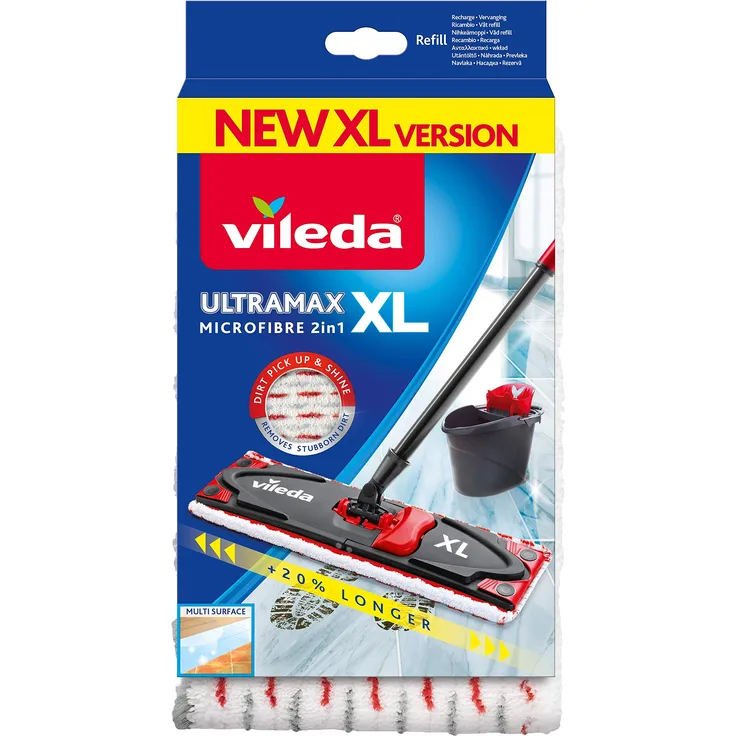 Vileda Ultramax Power Nachfüllpack für Waschbürsten, Größe XL
