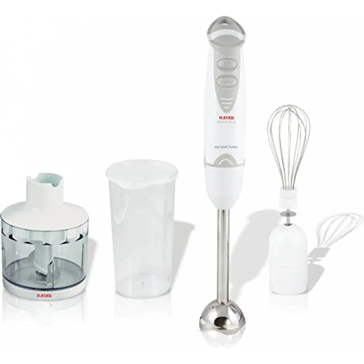 Haeger ? Zwölf plus 400 W ? Stabmixer
