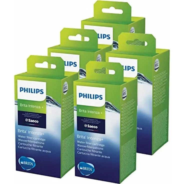 Saeco Intenza+ Wasserfilter von BRITA, Filter, Kartusche, 5er Pack, kompatibel mit Philips und Saeco Vollautomaten mit Intenza+ Technologie