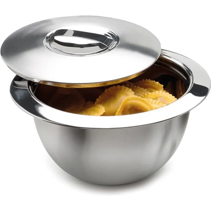 Edelstahl Thermoschüssel Isolierschüssel Warmhalteschüssel Ø 30 cm 3 Liter