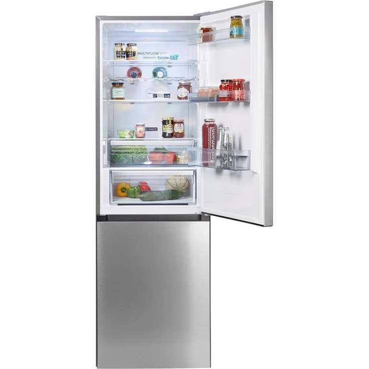 Gorenje NRC6194SXL4 Kühl-Gefrierkombination, freistehend, gebürsteter Stahl, NoFrost, LED, Schnellgefrieren, Breite 60 cm, Energieklasse C – Bild 3