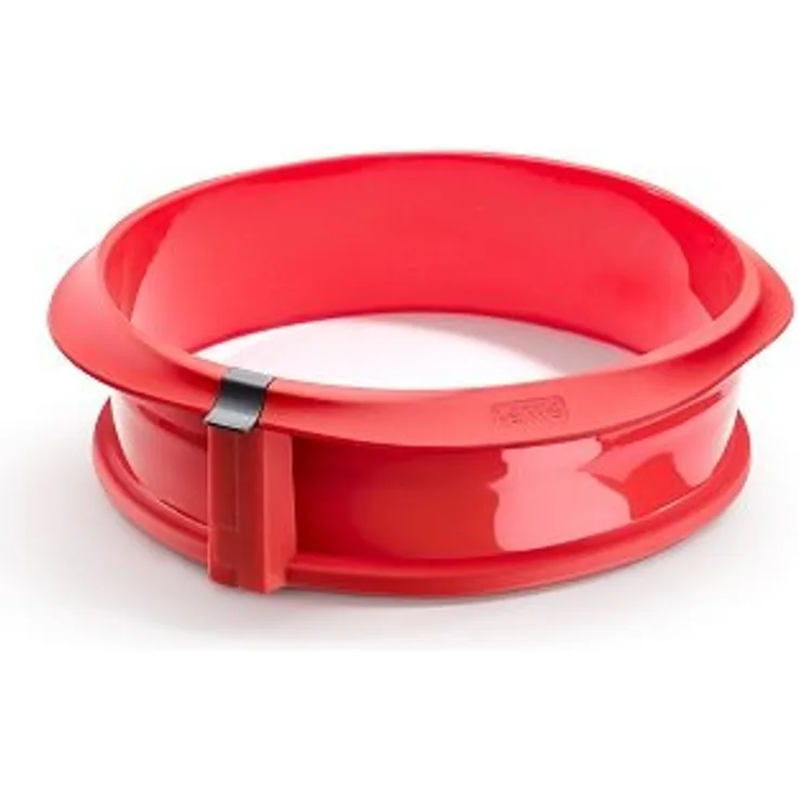 Lékué 2412323R01 Springform 23 cm rot mit Keramikboden