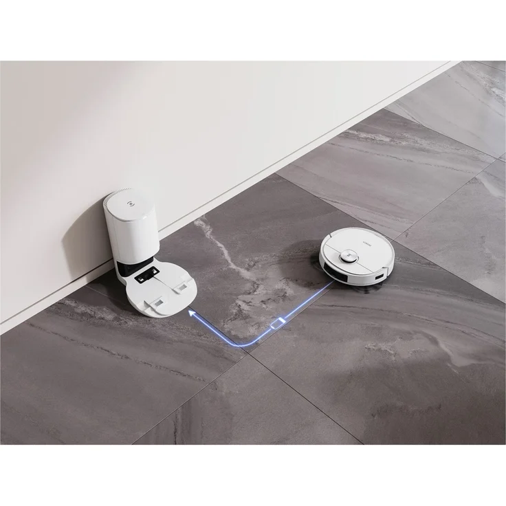 Ecovacs Deebot T9+ Saugroboter mit Wischfunktion, 170 min Akkubetrieb, 3.000 Pa Saugleistung, mit Absaugstation und Lufterfrischer, weiß – Bild 7