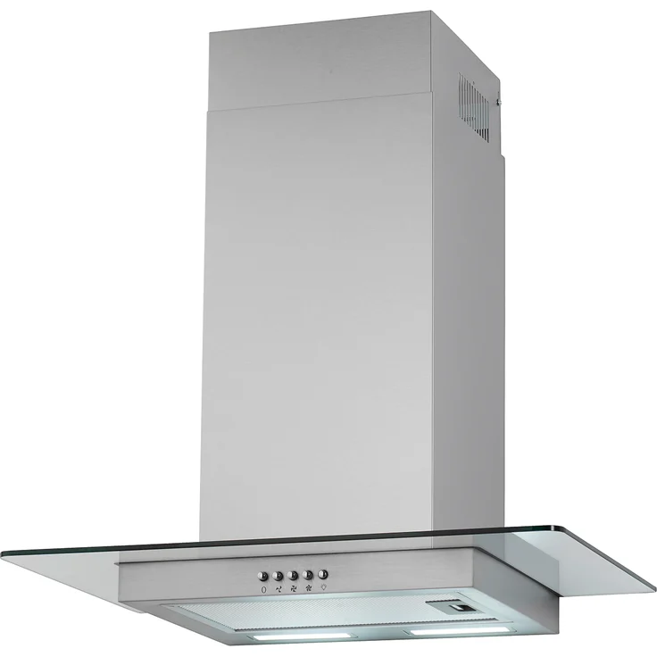 PKM GS1-60CIXPH Dunstabzugshaube, B, Abluft- oder Umluft, Dunstabzugshaube, Breite 60 cm, 3 Gebläsestufen – Bild 1